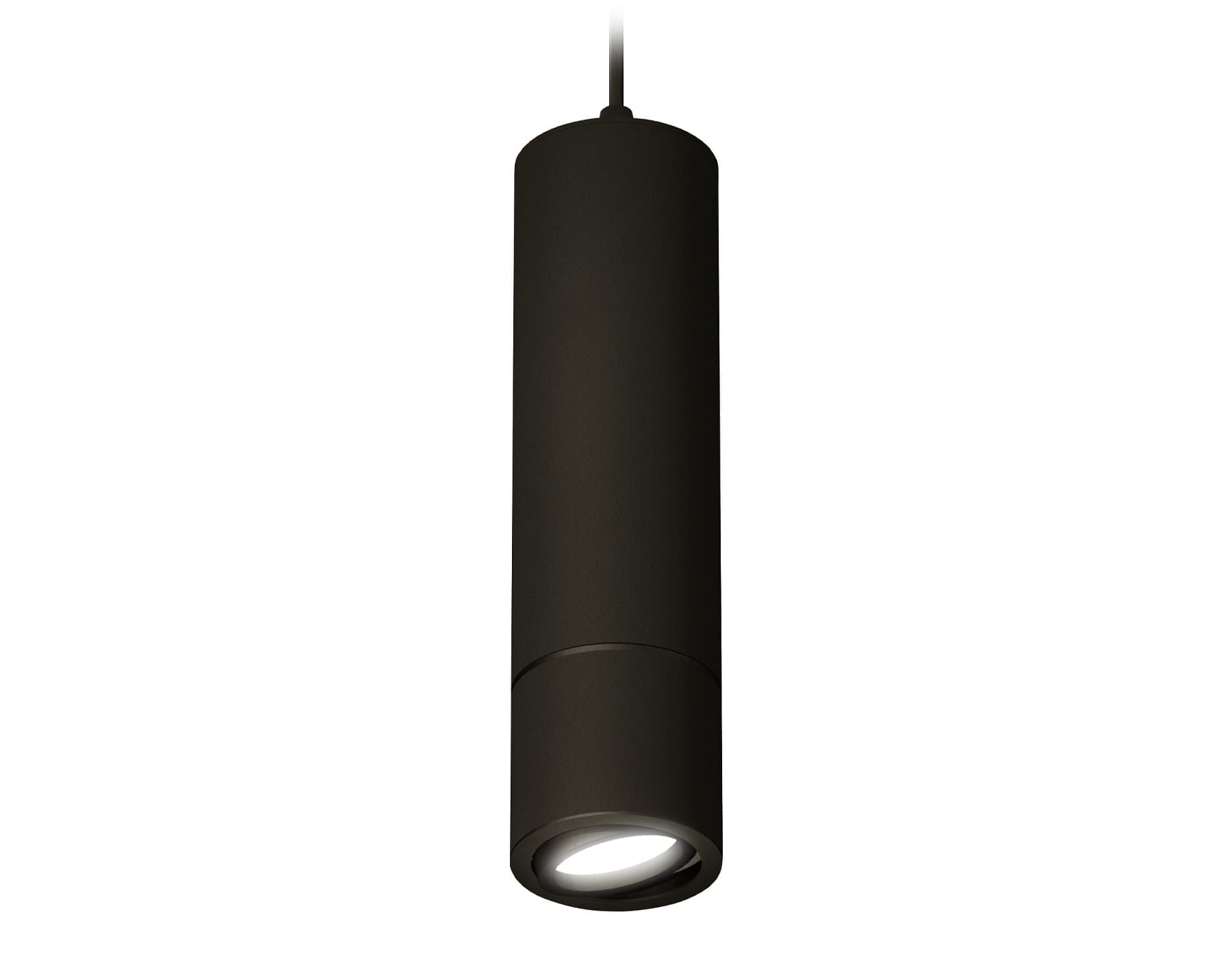 Ambrella Комплект подвесного поворотного светильника XP7402045 SBK/PBK черный песок/черный полированный MR16 GU5.3 (A2311, C7456, A2071, C7402, N7002) — миниатюра 1