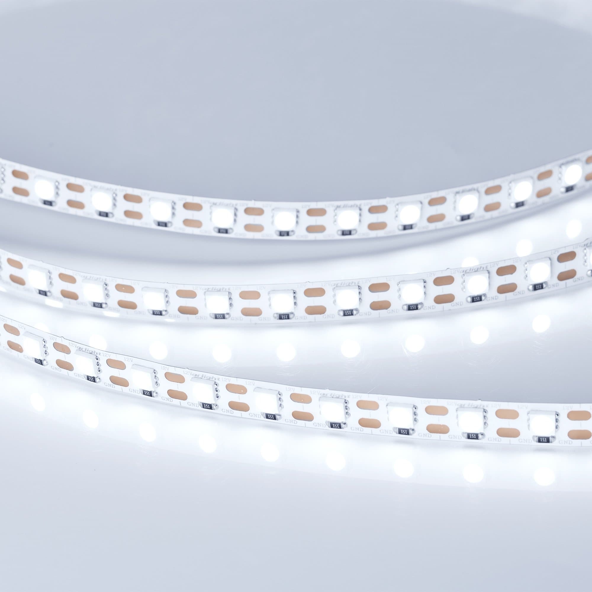 Arlight Светодиодная лента RT 2-5000 12V Cx1 Cool 8K 2x (5060, 360 LED, LUX) (15.6 Вт/м, IP20) 016837 — миниатюра 5
