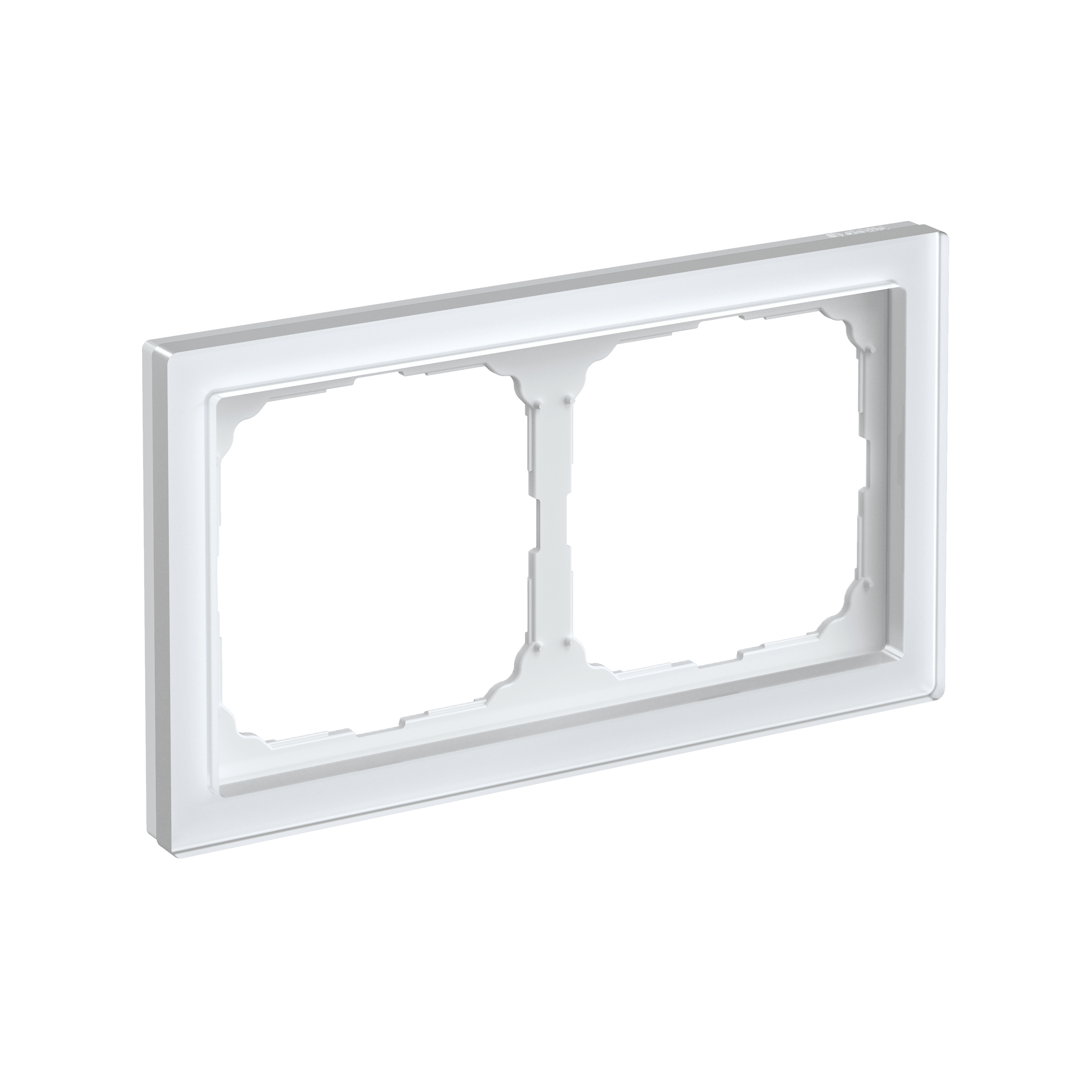 Systeme Electric ArtGallery Pure Органическое стекло Белый Рамка 2-ая — миниатюра 6