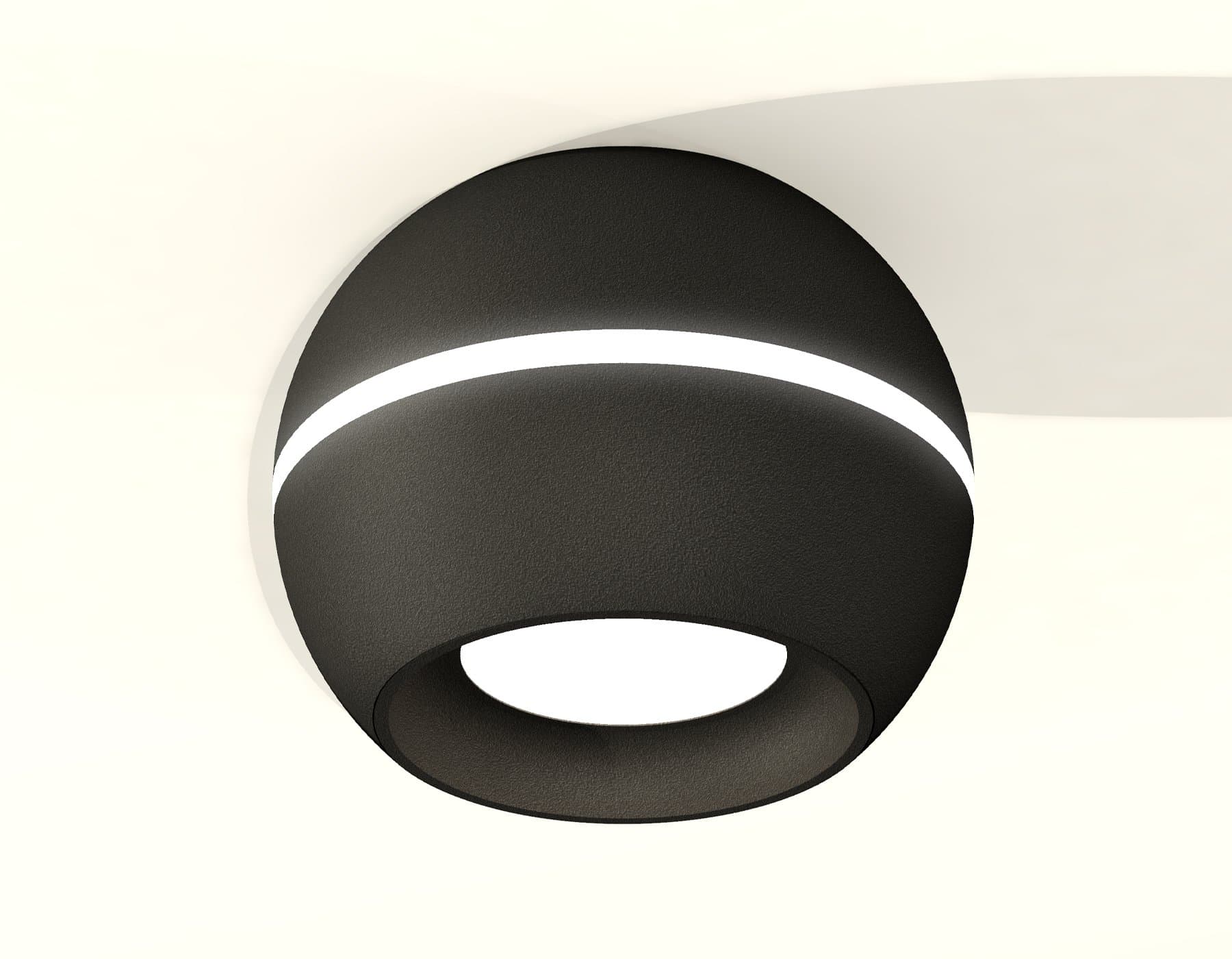 Ambrella Комплект накладного светильника XS1102001 SBK черный песок MR16 GU5.3 LED 3W 4200K (C1102, N7021) — миниатюра 2