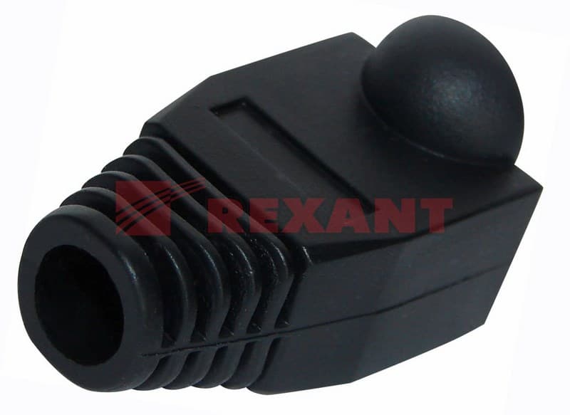 Колпачок RJ-45 черный Rexant 05-1210 — миниатюра 2