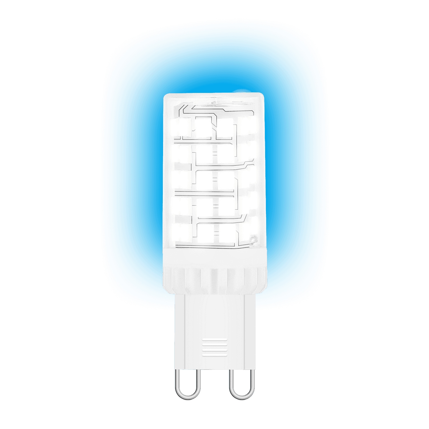 Gauss Лампа G9 AC185-265V 5,5W 560lm 6500K керамика LED 107009306 — миниатюра 7