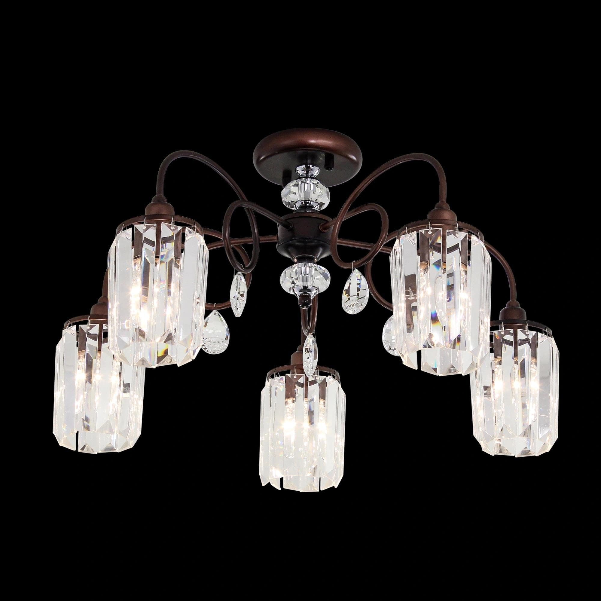 Citilux CL330153 Синди Коричневый Светильник Люстра — миниатюра 2