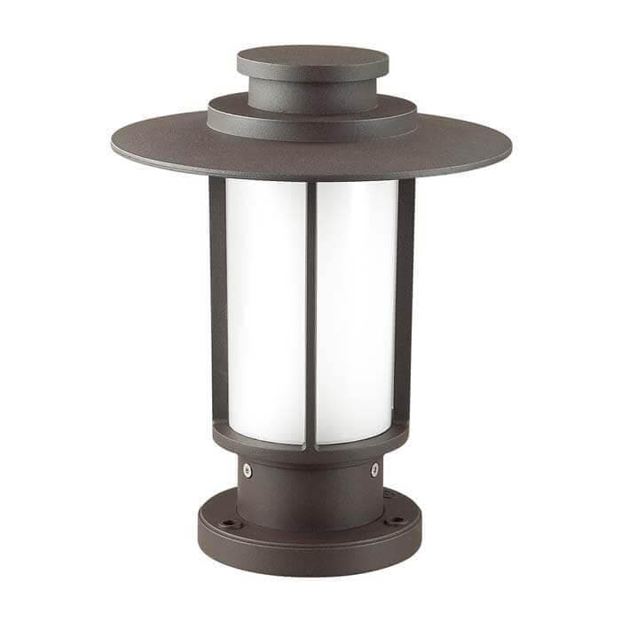 Odeon Light 4047/1B ODL18 703 опал/темно-серый Уличный светильник на столб IP54 E27 18W 220V MITO — миниатюра 1