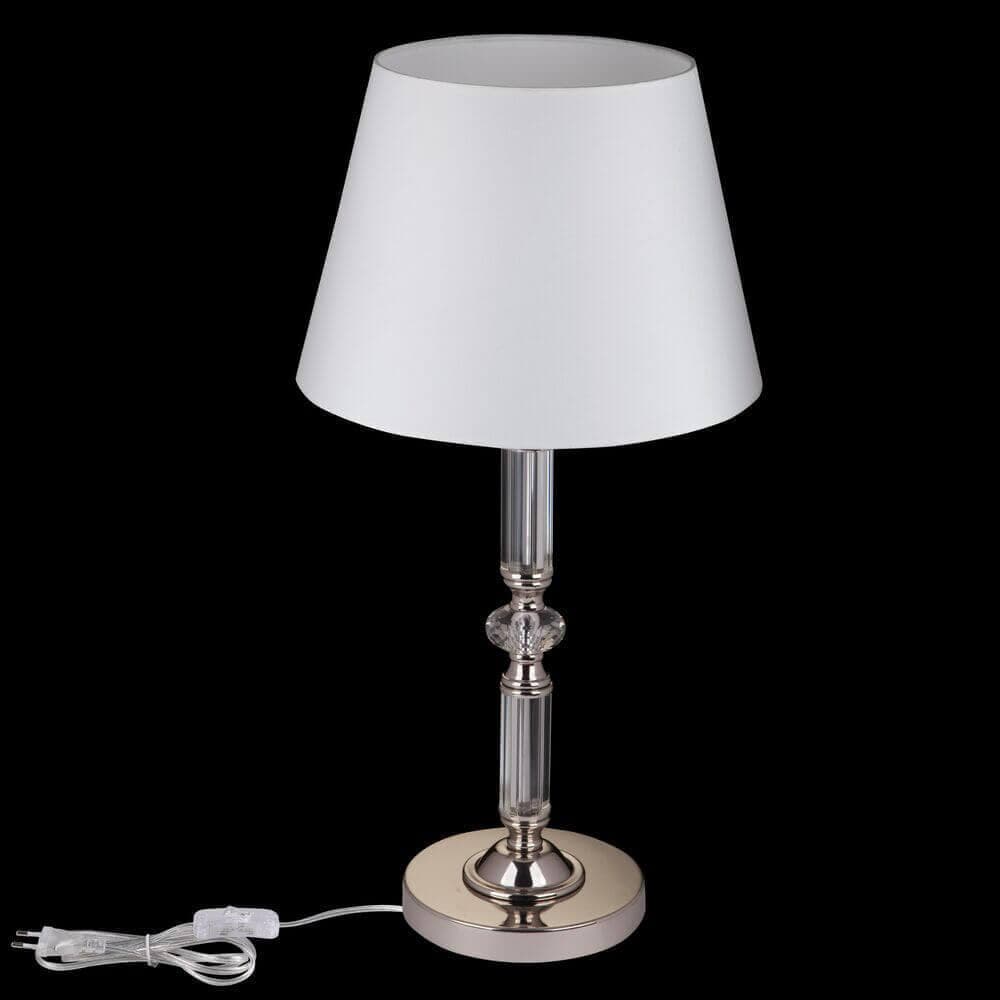 Maytoni Neoclassic Riverside Хром Настольная лампа E27 60W MOD018TL-01CH — миниатюра 6