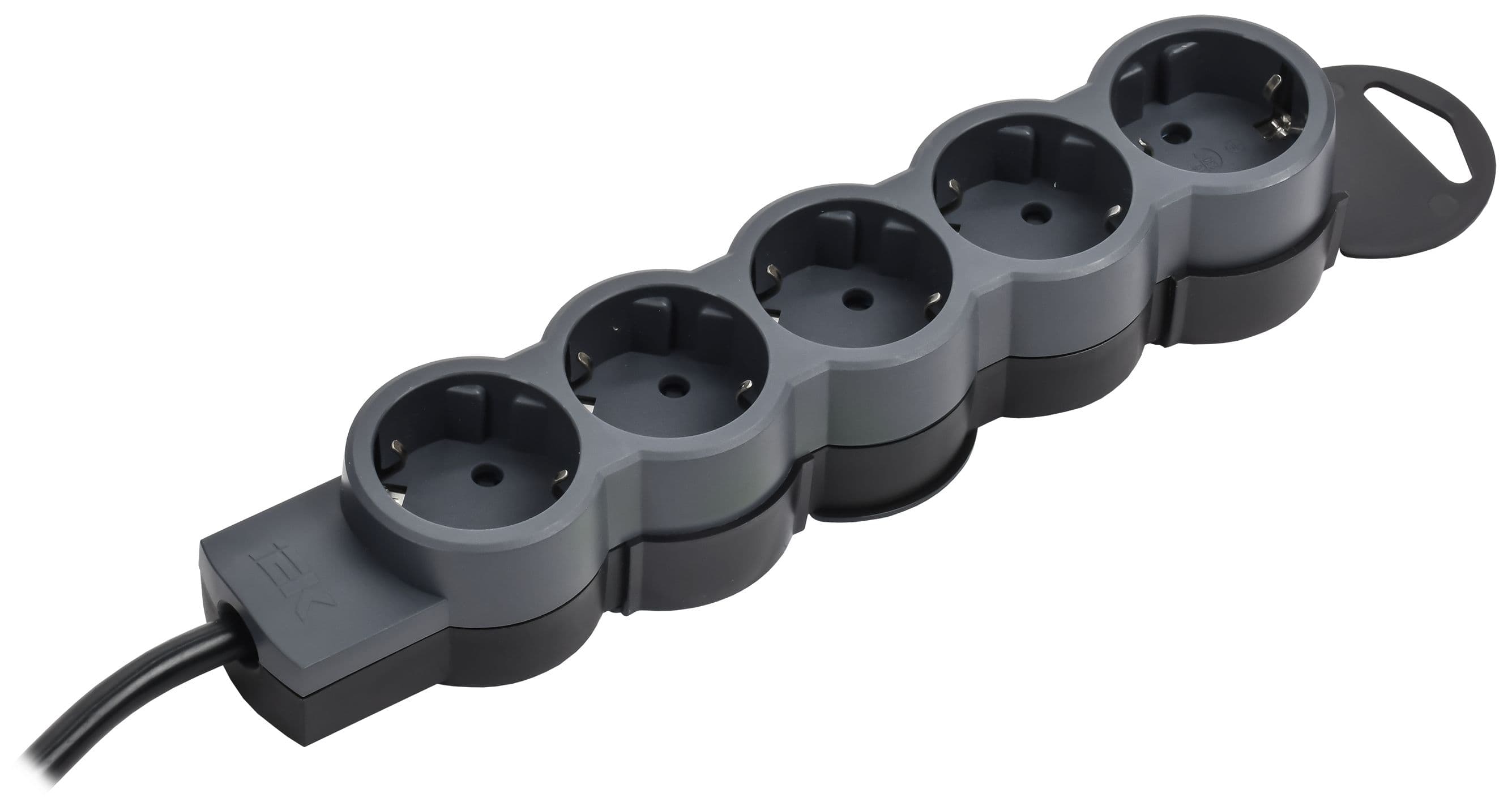 IEK STANDARD Удлинитель У05 5 мест 3м 3х1,5мм2 16А черн.
