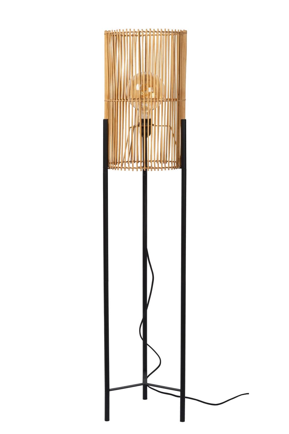 Lucide JANTINE Торшер Ø 30 cm 1xE27 Light wood 03740/01/72