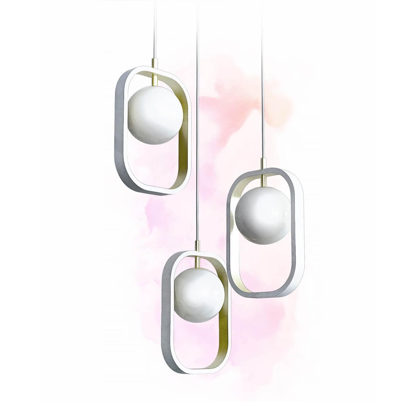 Maytoni Modern Avola Белый с Золотом Подвес 1xG9 40W MOD431-PL-01-WG — миниатюра 11
