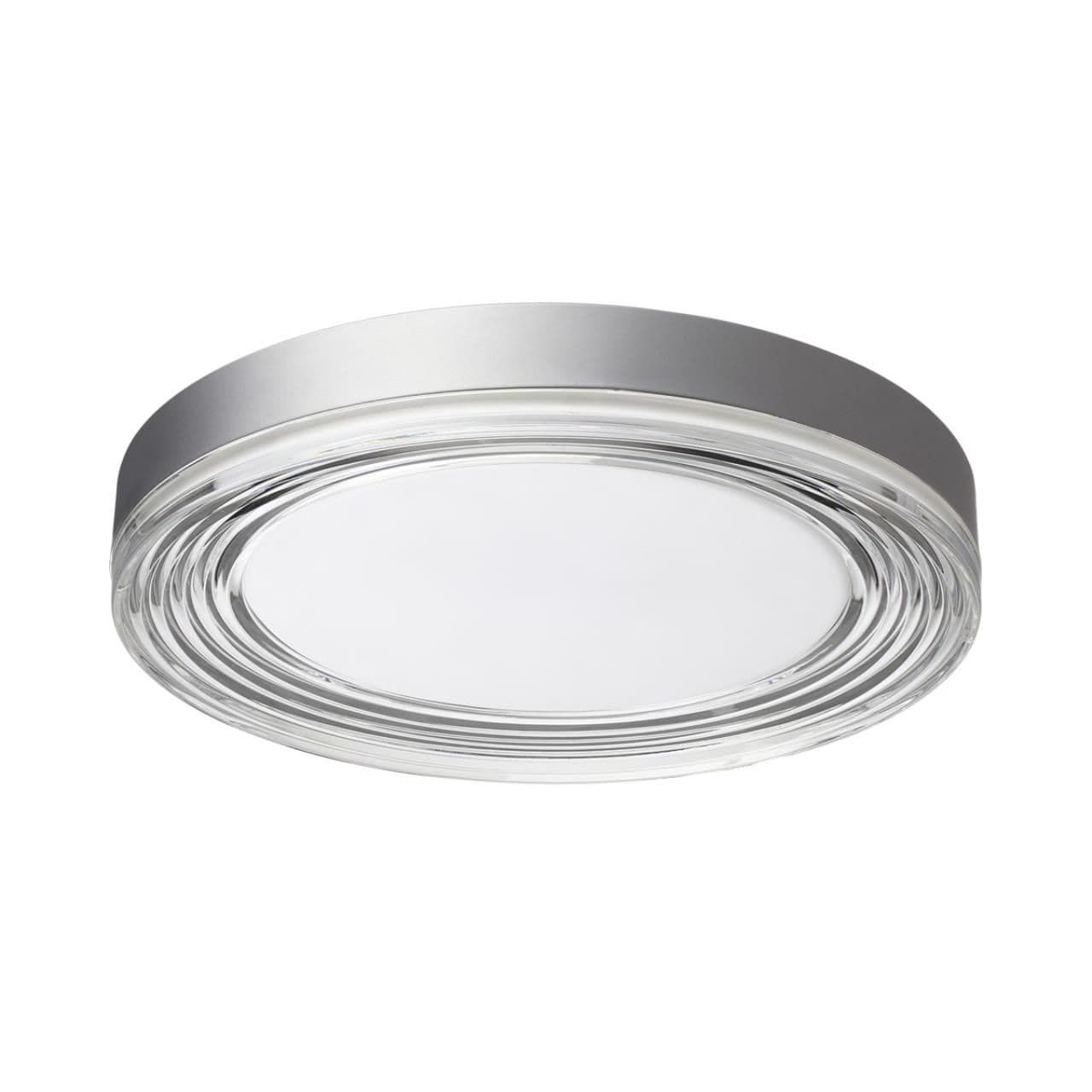 Sonex 7728/76L MITRA LED SN Светильник металл/акрил/серебро/прозрачный LED 76Вт 4000K D400 IP20 INFINITA