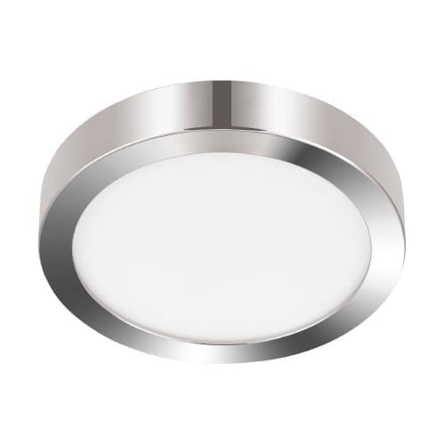 Eglo 30892 Накладной светильник FUEVA 5, LED 20W, 2200lm, IP44, H28, Ø285, сталь/пластик, белый/хром