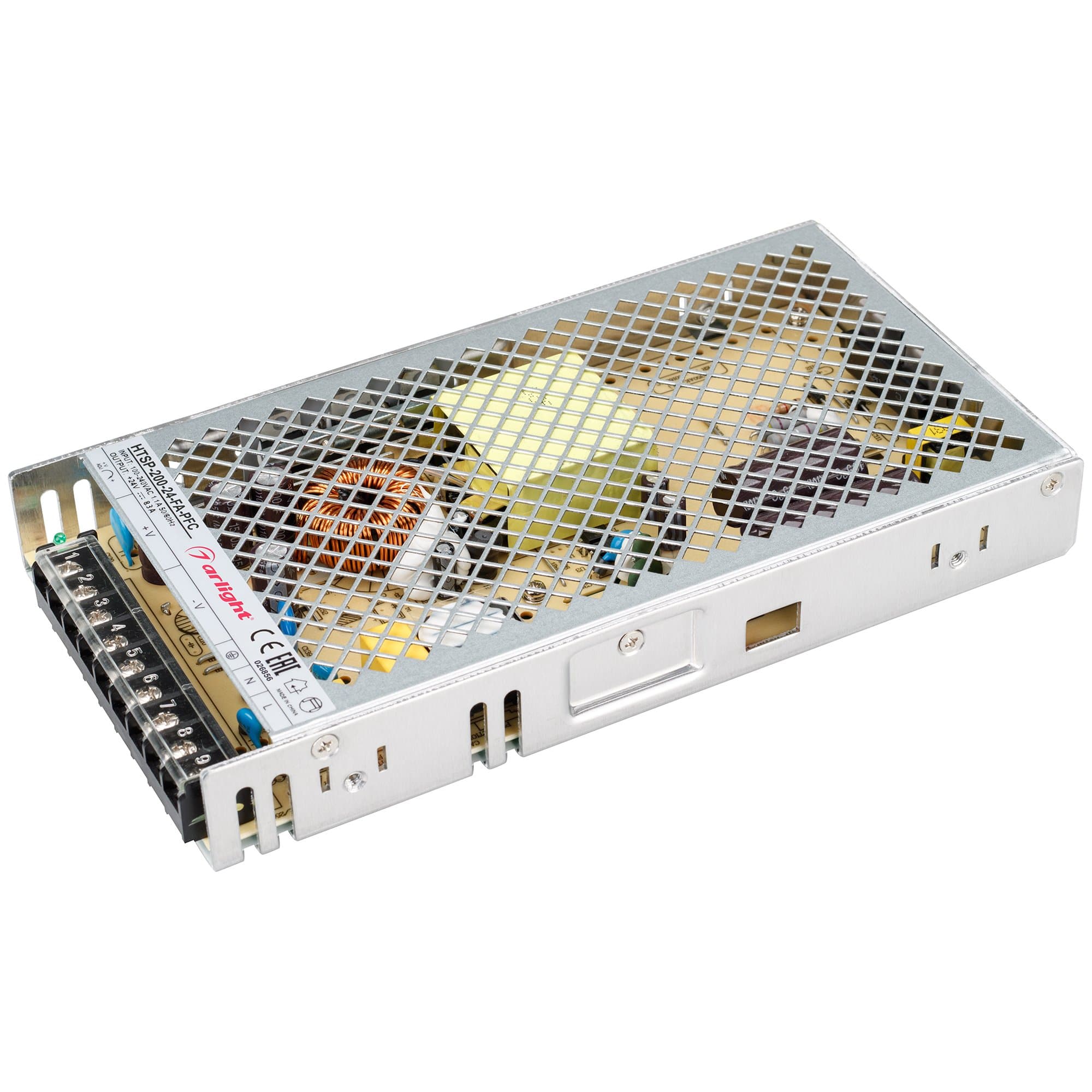 Arlight Блок питания HTSP-200-24-FA-PFC (24V, 8.3A, 200W) (IP20 Сетка, 3 года) 026856 — миниатюра 1