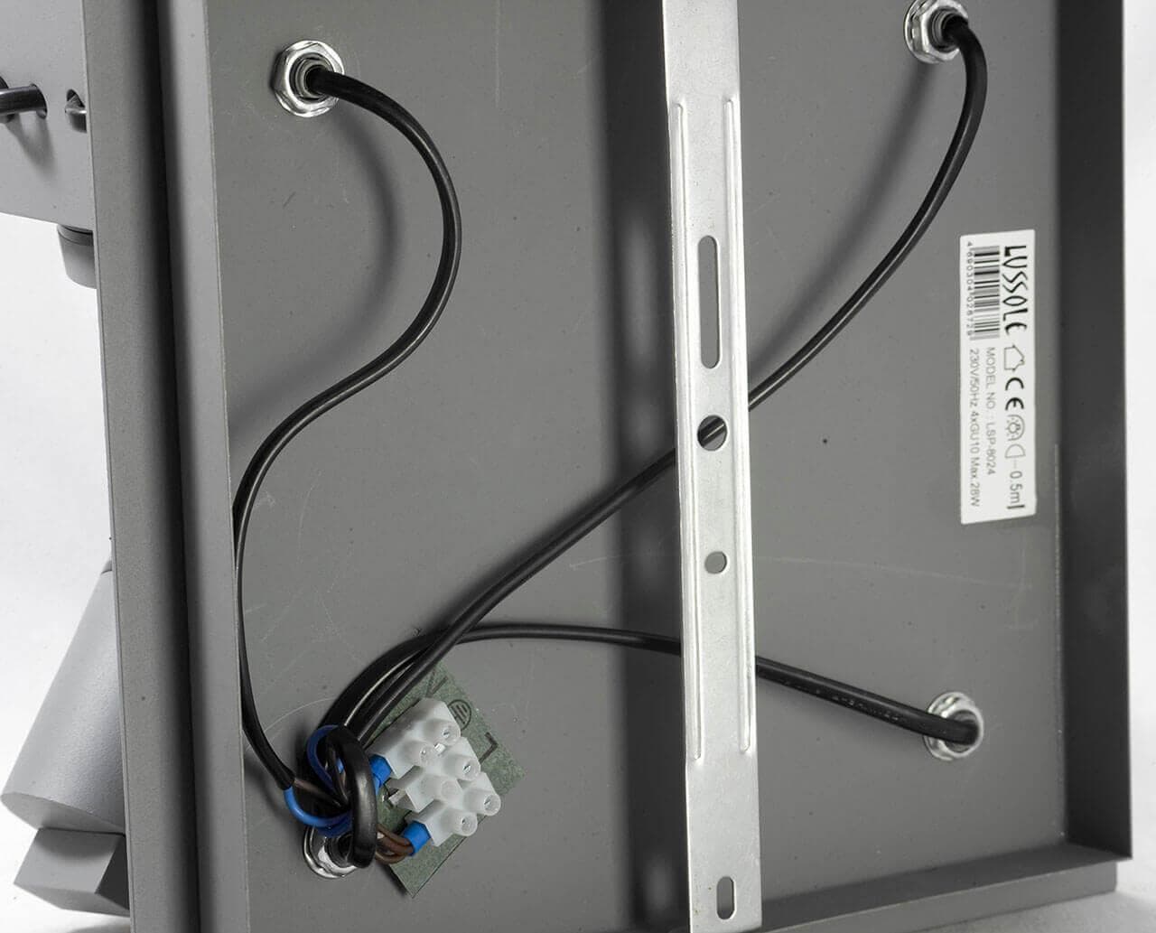 Lussole LOFT Металл Серый /  Металл Светильник настенно-потолочный GU10 5,5W GRLSP-8024 — миниатюра 3