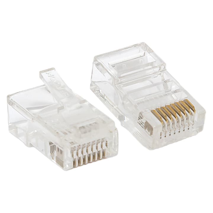 EKF Коннектор RJ-45 TERACOM неэкранированный 8P8C Cat.5E универсальный (упак.50шт)