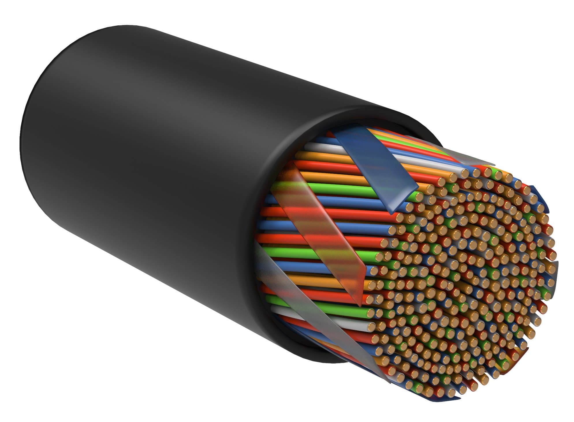 IEK ITK Кабель связи витая пара U/UTP, кат.5E 100х2х24AWG solid, LDPE, 305м, черный LC3-C5E100-139