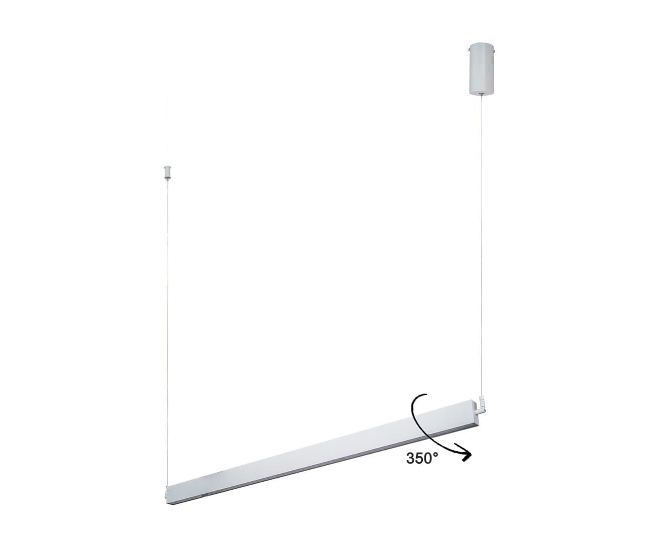 Kink Light 08208-125,01 Подвес Талия белый w125*3,5 h300 Led 50W (4000K)