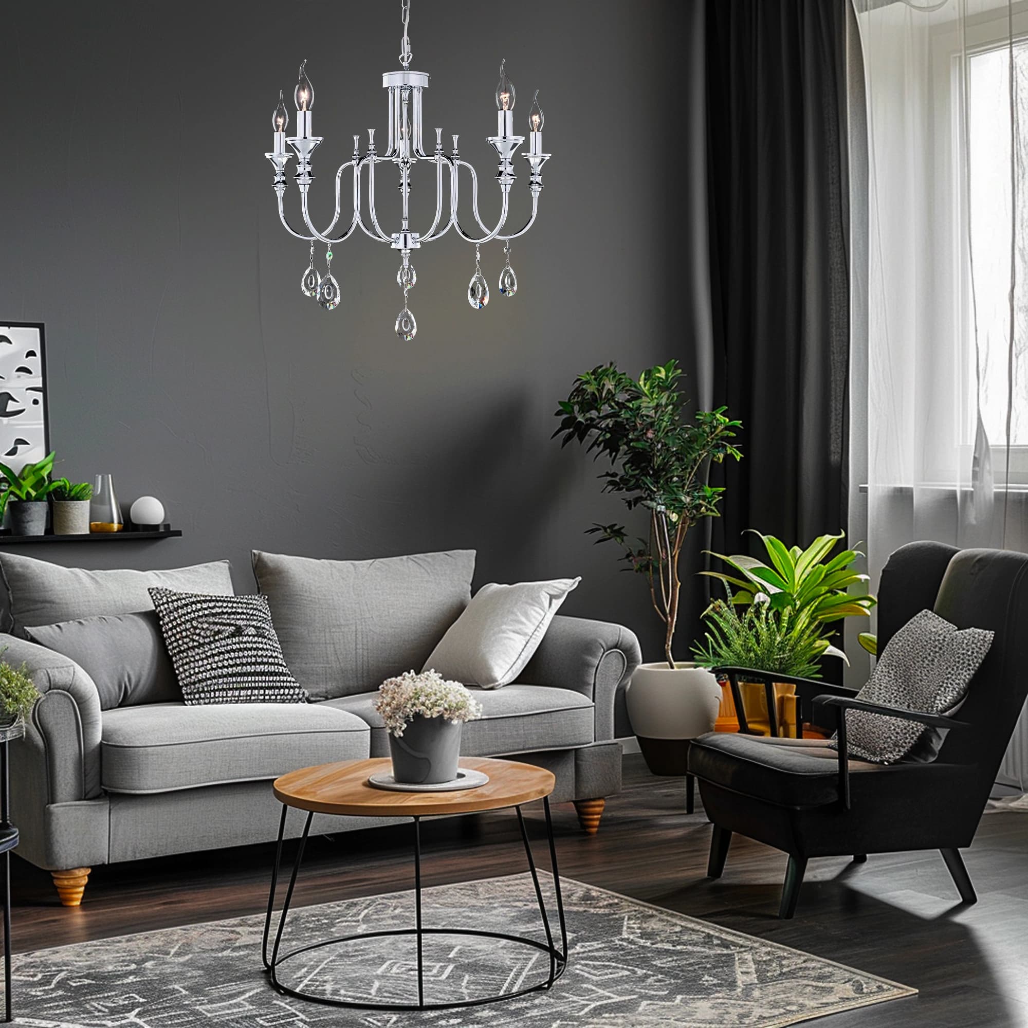Citilux CL437151 Рига Хром Светильник Люстра — миниатюра 14