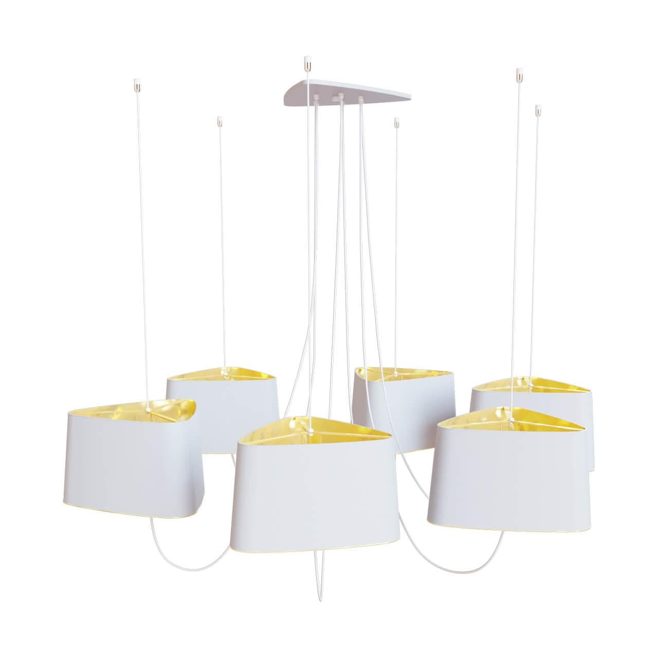 LOFT IT LOFT1167-6WH LOFT ITПодвесная люстра 6 х E27 max 40Вт LOFT1167-6WH, шт — миниатюра 3