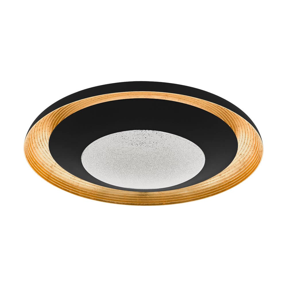 Eglo 98527 Светодный потолочный светильник CANICOSA 2, 24,5W (LED), ?496, H90, 3000lm, пластик, сталь, черный