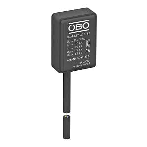 OBO Bettermann УЗИП для светодиодных ламп 1+NPE (Класс II), IP65, 230 В 5092478 — миниатюра 2