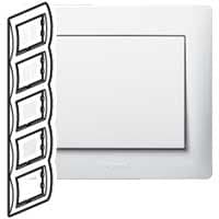 Legrand Galea Life Белый Рамка 5-я, вертикальная 771009 — миниатюра 2