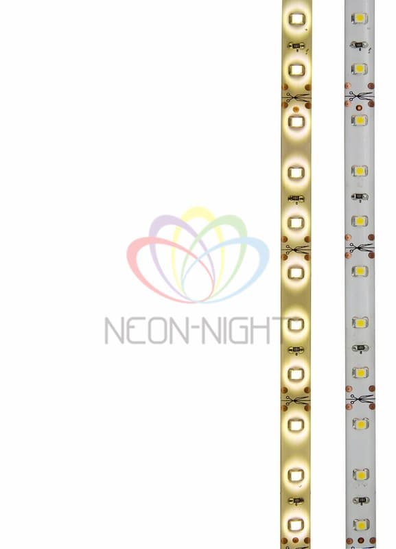 LAMPER LED лента силикон, 8 мм, IP65, SMD 2835, 60 LED/m, 12 V, цвет свечения теплый белый 141-356 — миниатюра 2