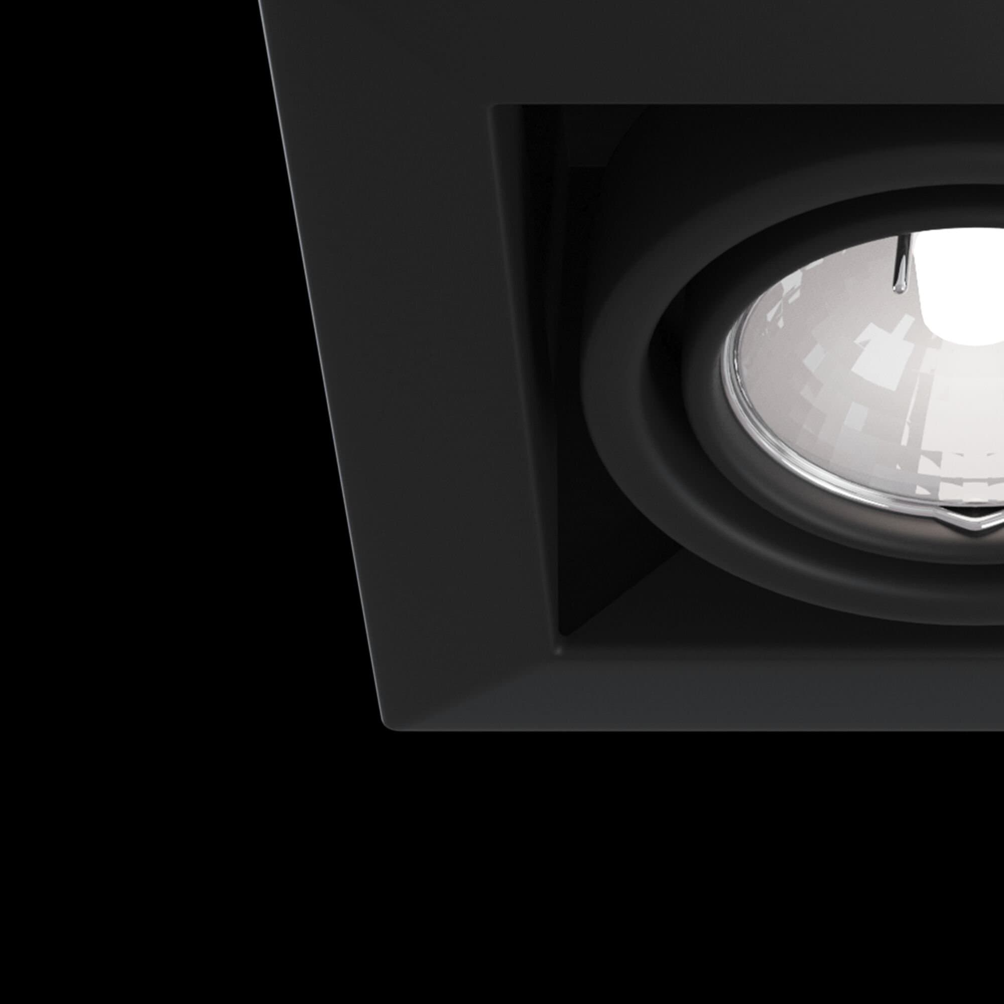 Maytoni DownLight Metal Черный Встроенный светильник 1xGU10 50W DL008-2-01-B — миниатюра 8
