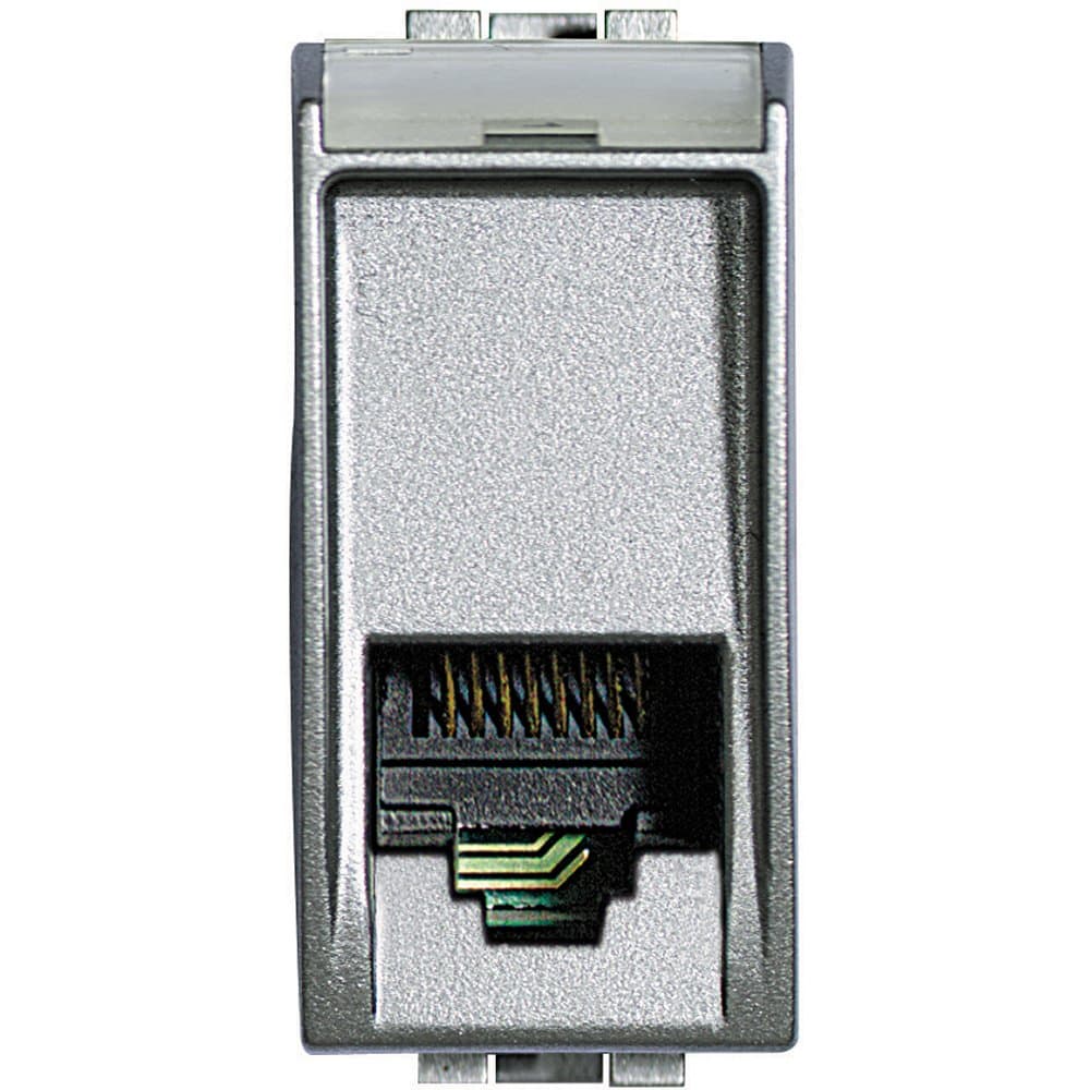 BT LL Алюминий Розетка ТЛФ RG 11, 1 мод NT4258/11N — миниатюра 2