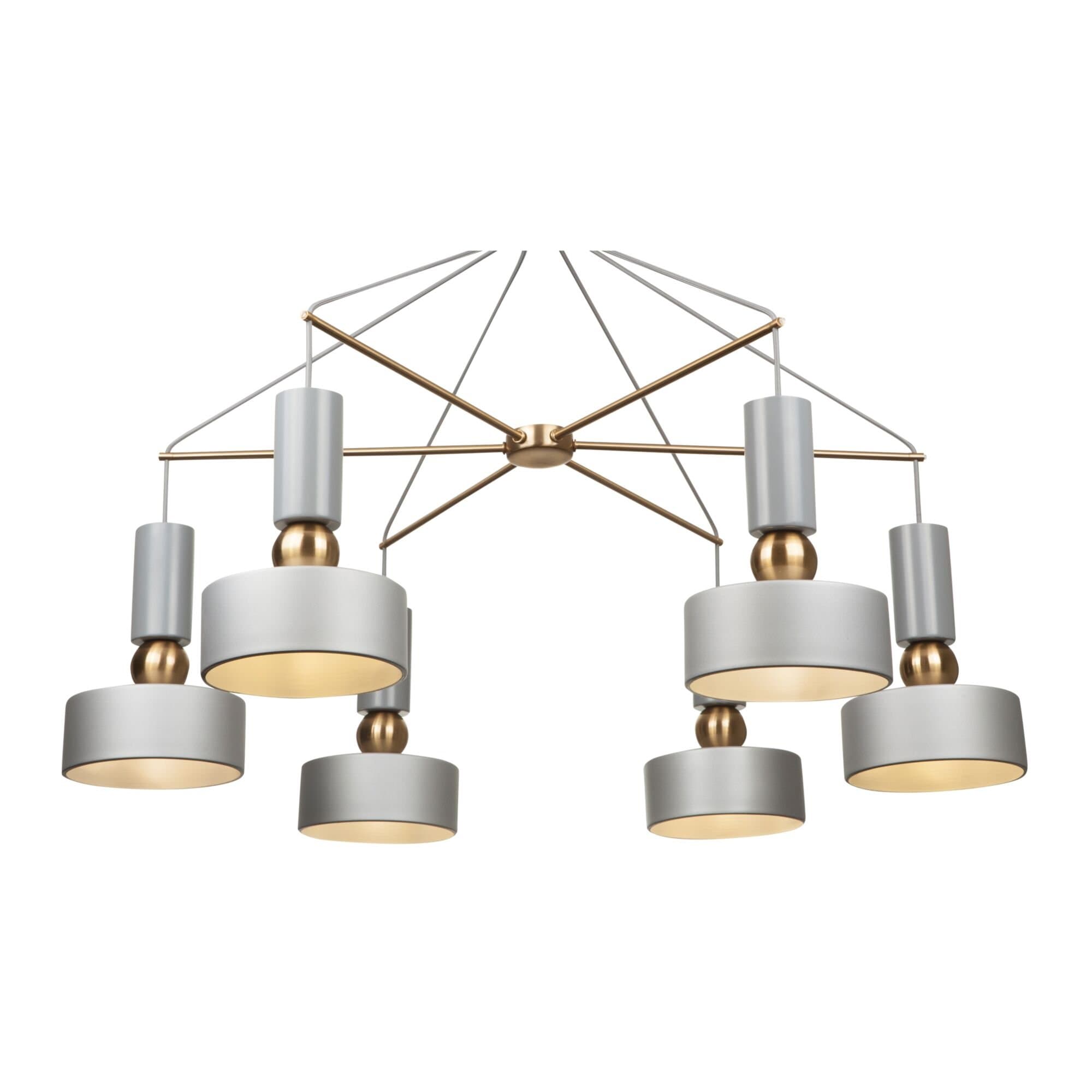 Maytoni Modern Void Серый Подвесной светильник E14 40W MOD030PL-06GR — миниатюра 3