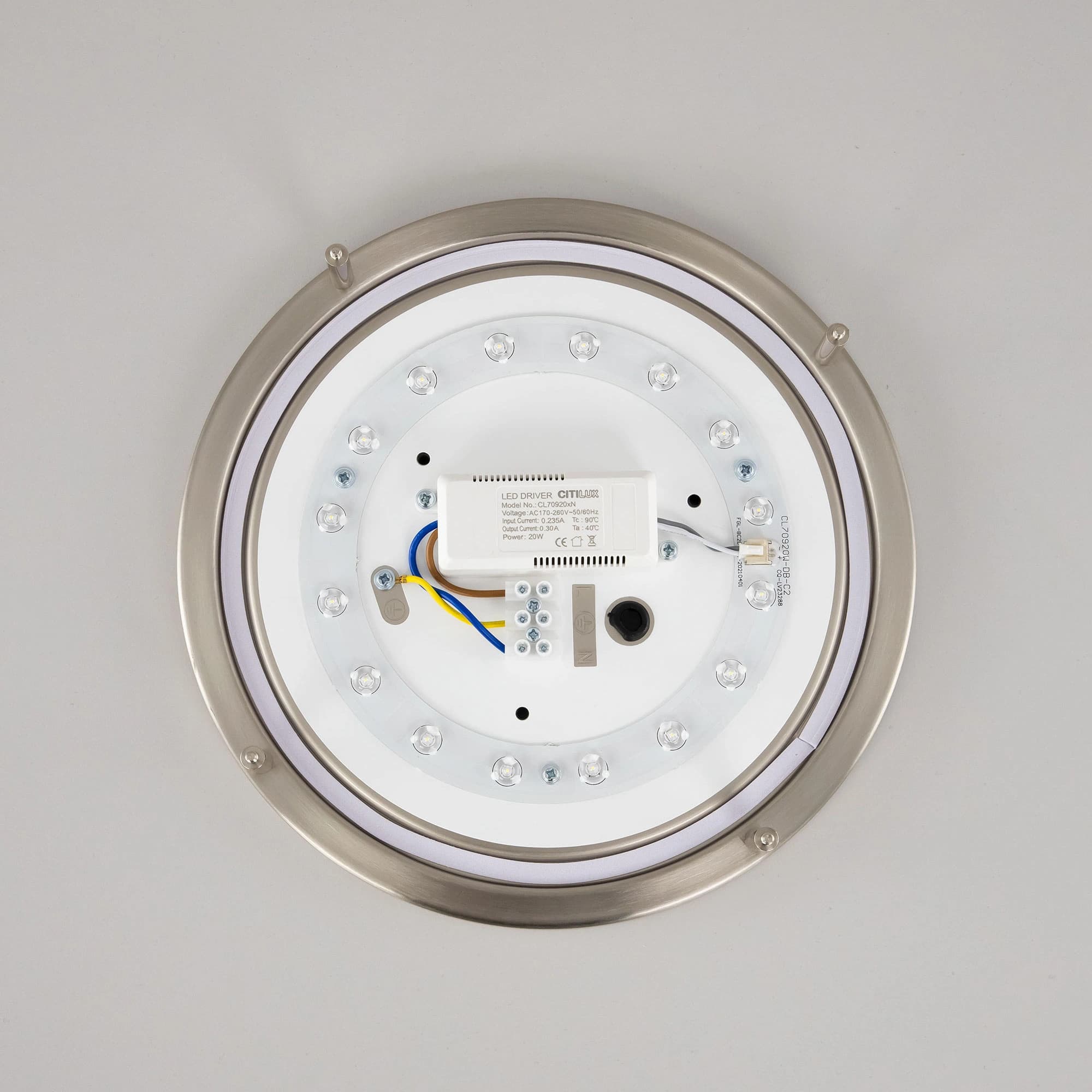 Citilux CL709201N Бостон Хром матовый Светильник накладной LED 20W*4000K — миниатюра 14