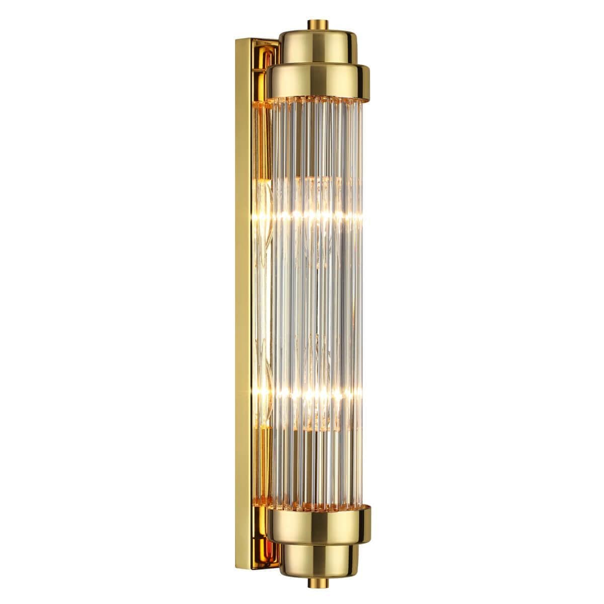 Odeon Light 4822/2W WALLI ODL21 505 золотой/прозрачный Настенный светильник E14 2*40W LORDI — миниатюра 1