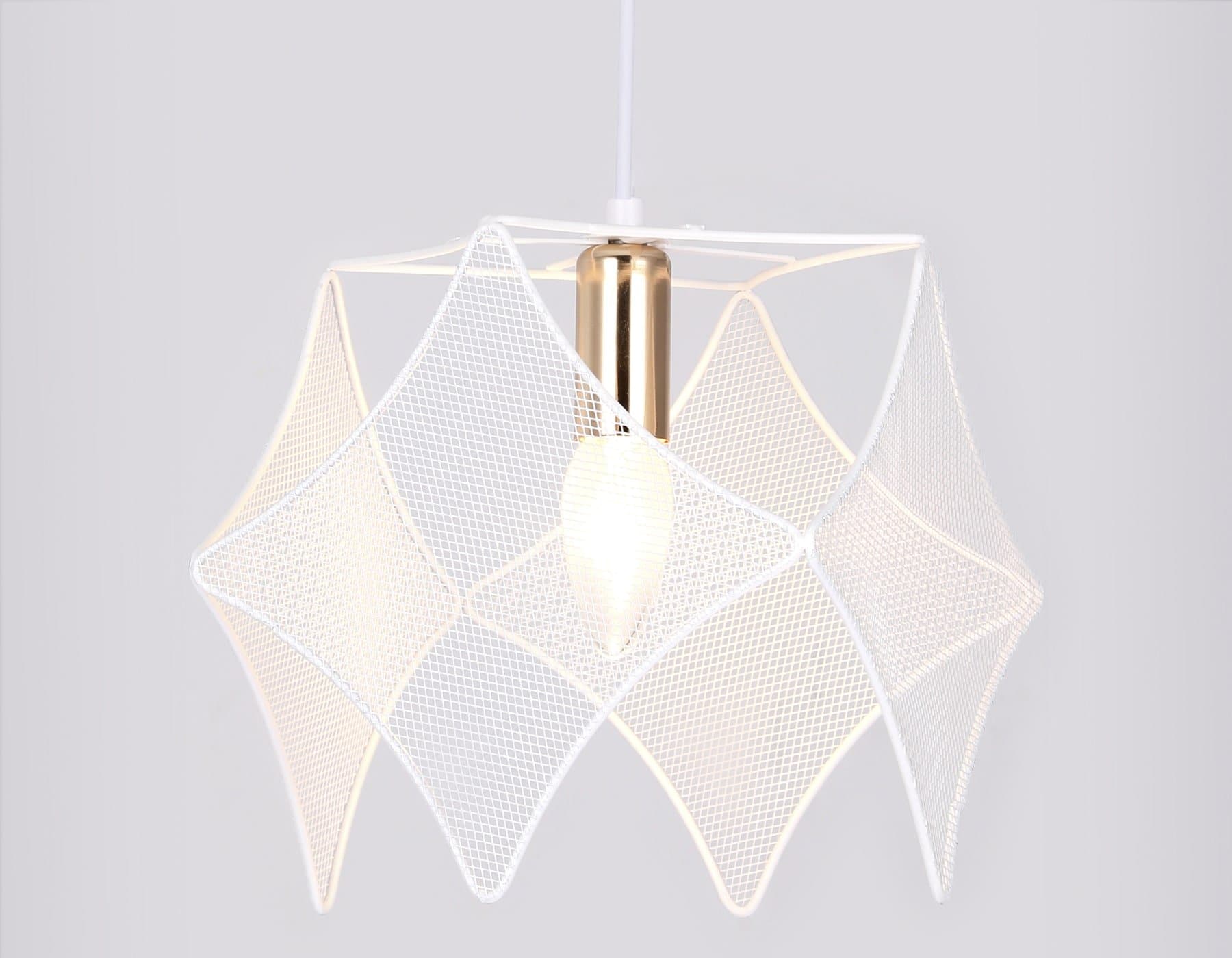 Ambrella Подвесной светильник в стиле лофт TR8420 WH/GD белый/золото E14 max 40W D285*1000