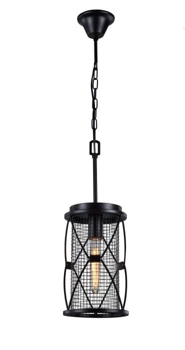 Favourite Mesh Черная Люстра 1*E27*60W 1783-1P
