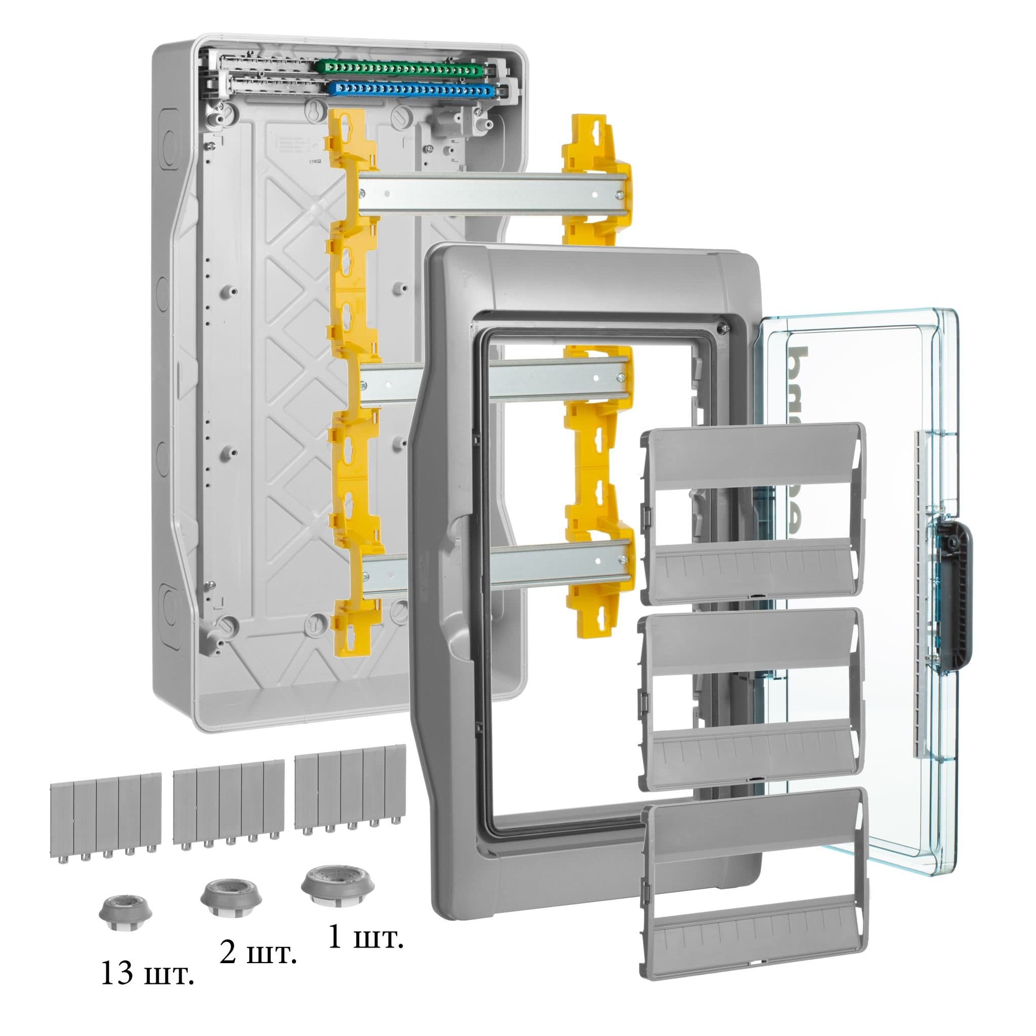 Legrand Plexo3 Бокс IP65 36М С N+Pe 601983 — миниатюра 4