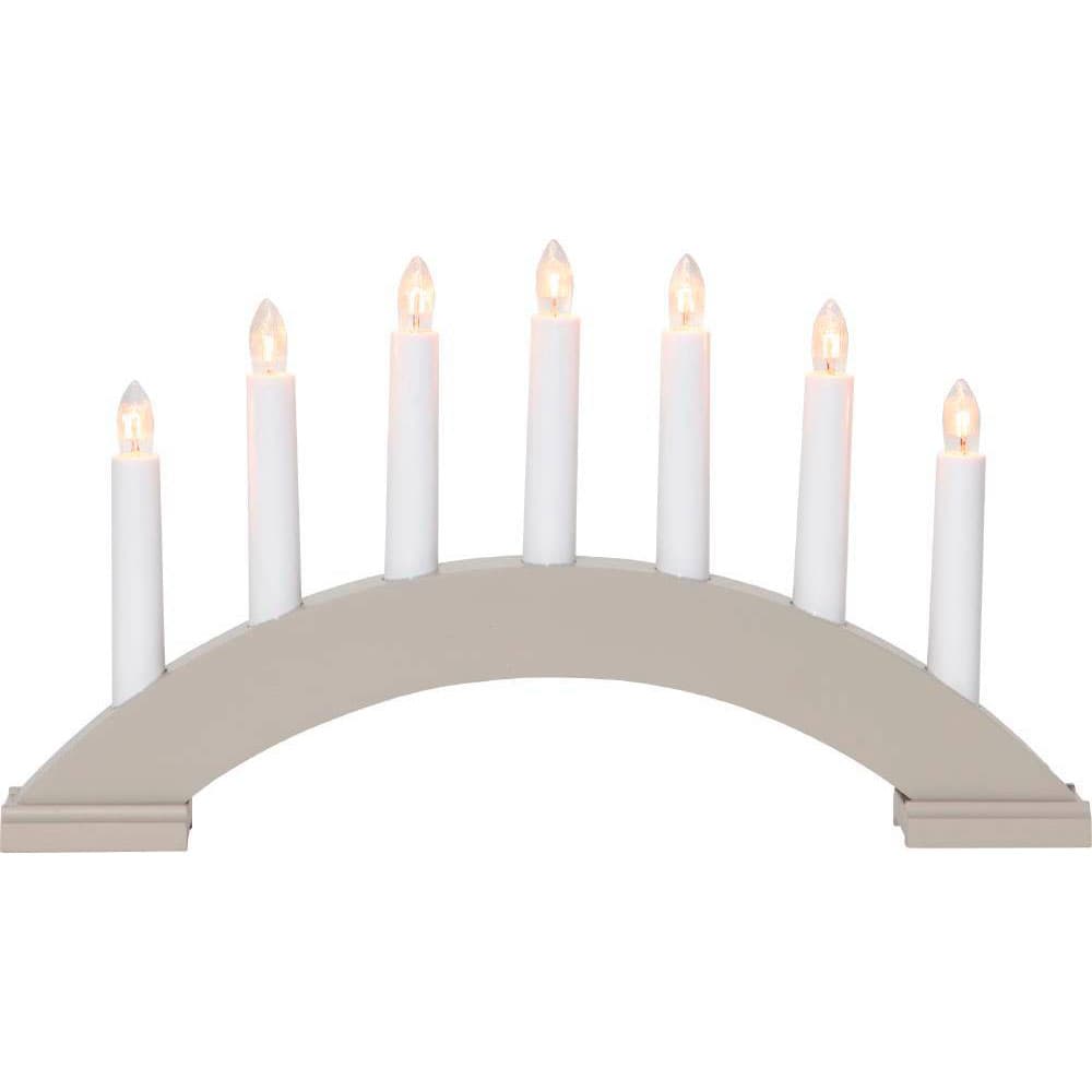 Eglo 283-17 Светильник BEA, 7X3W, (E10) 220V, 39х22 см, дерево, серый, пластик, белый