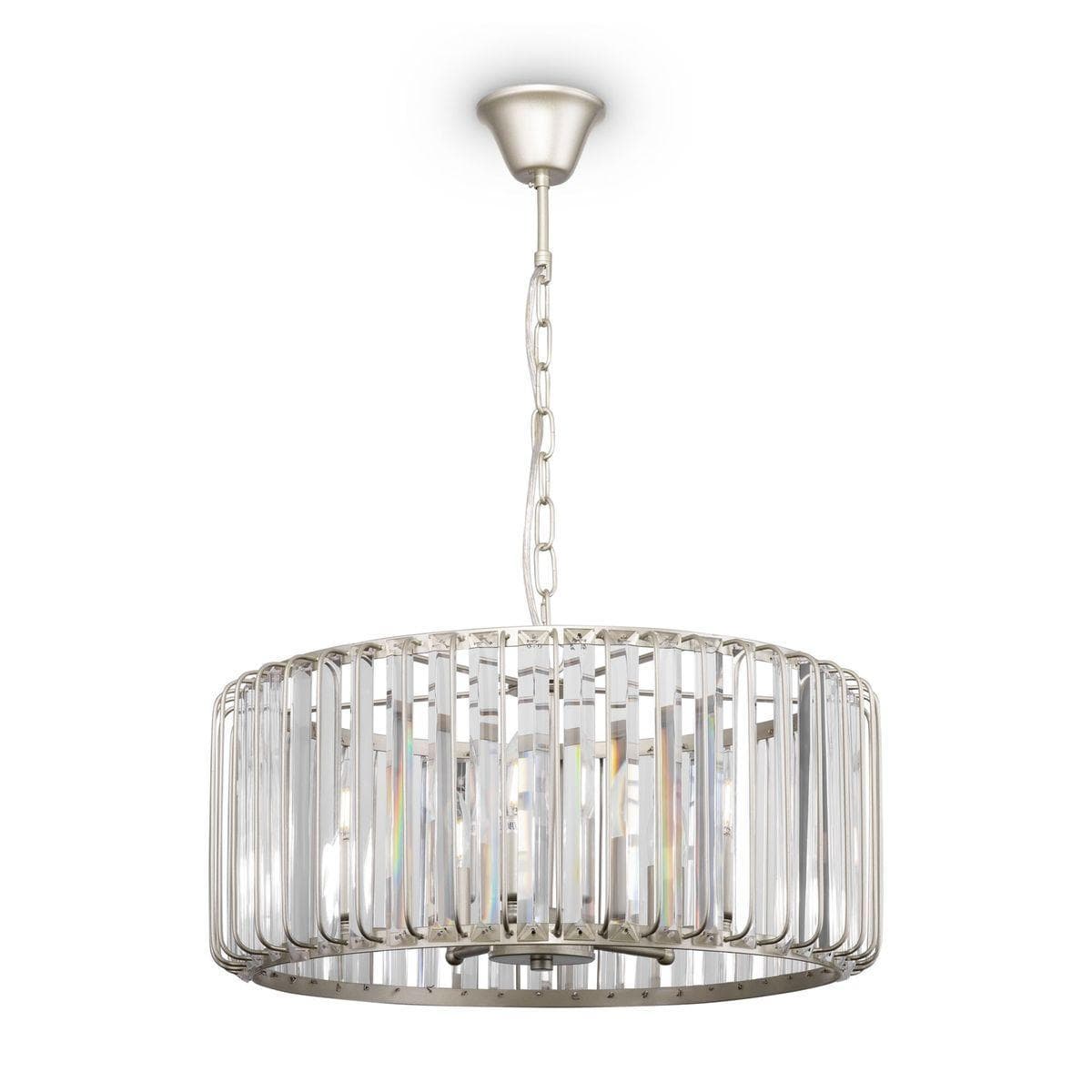 Freya Crystal Матовое серебро шампань Светильник подвесной FR1005PL-05SC