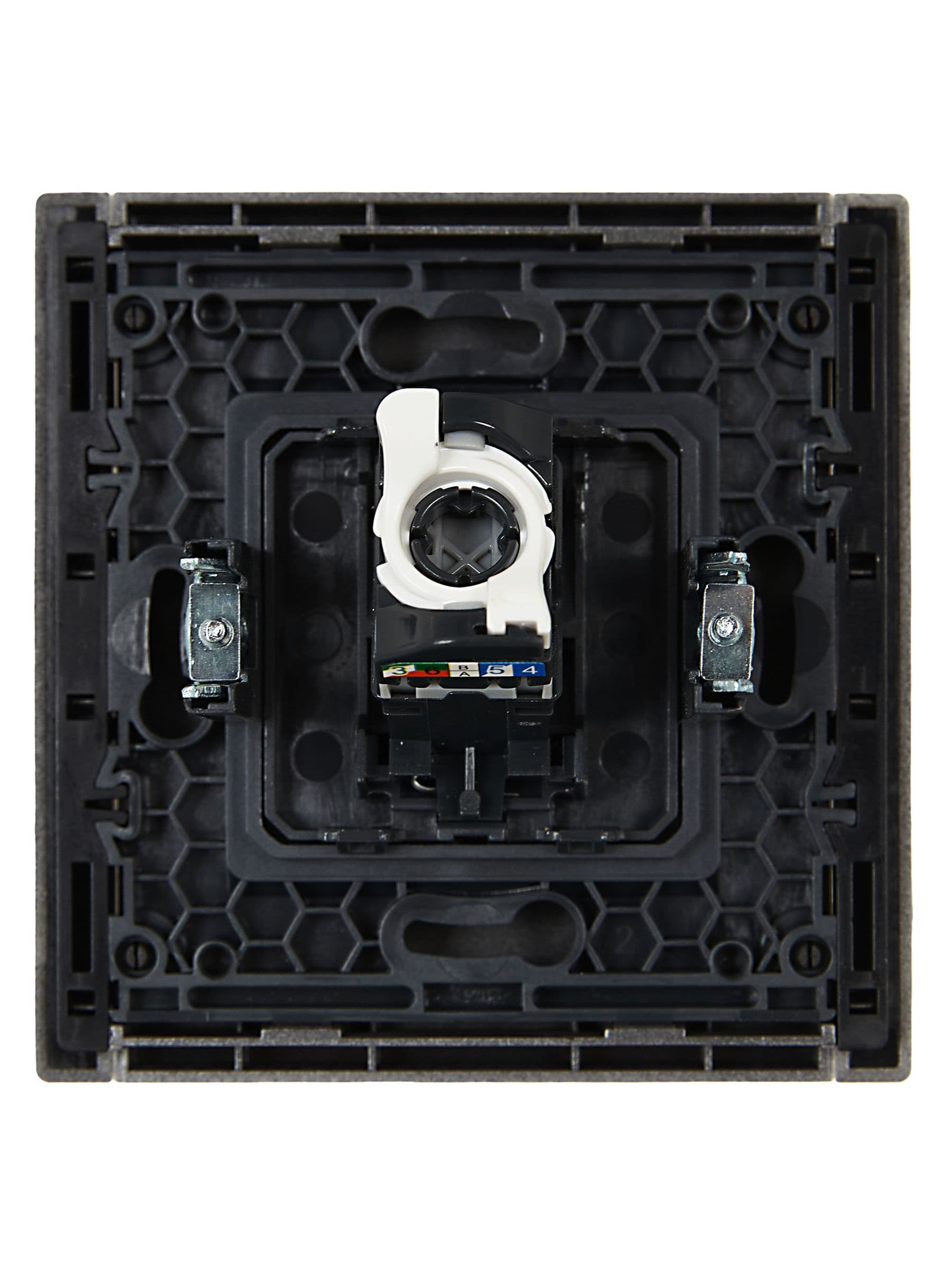 IEK FORTE&PIANO Сталь Розетка комп. RJ45 кат.5E FP532 — миниатюра 3