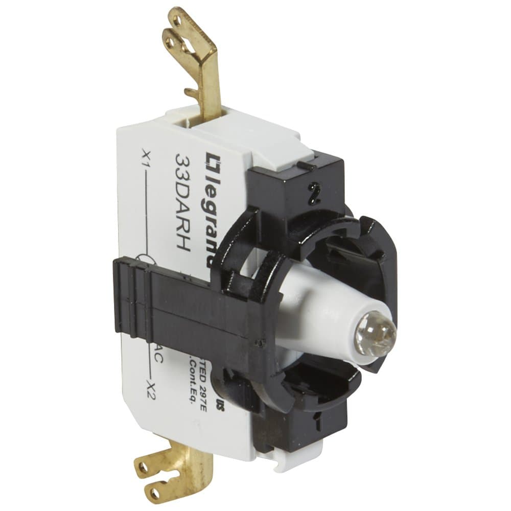 Legrand Osmoz Комплектующий блок для диффузоров для компл. с подсветкой с внешними клеммами 230 В~ красный 1 пост 023036