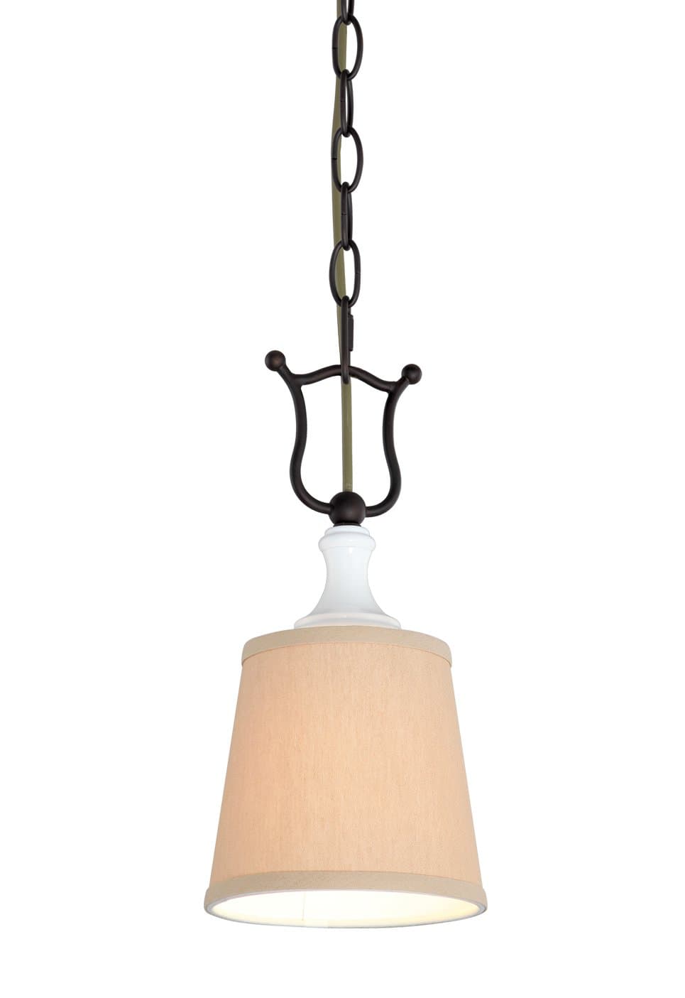 Favourite Accogliente Коричневый/Бежевый Подвес 1*E27*60W 1410-1P