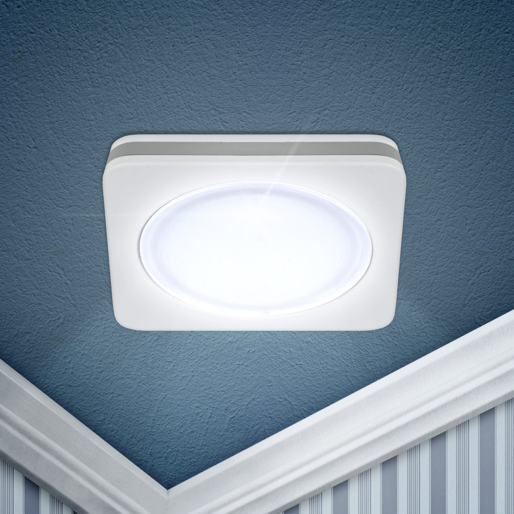 ЭРА KL LED 13-7 WH Белый Светильник светодиодный квадратный 7W 4000K
