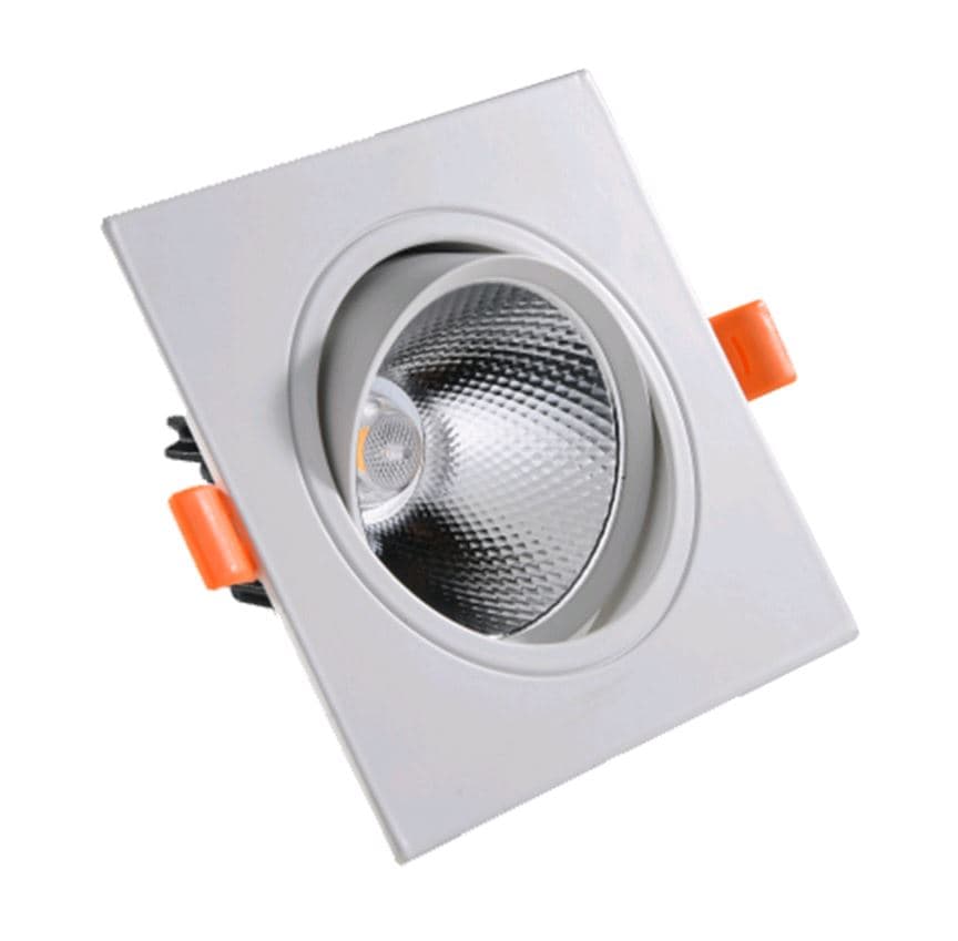 Kink Light 2131D Светильник диммируемый встраиваемый белый w12*12  Led 12W (4000K)
