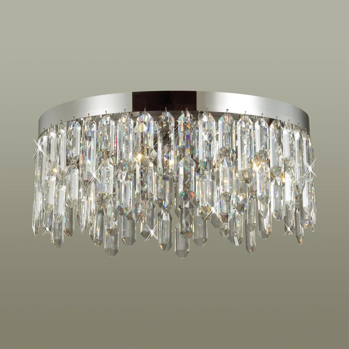 Odeon Light 4985/6C HALL ODL22 383 хром/хрусталь Люстра потолочная E14 6*40W DAKISA — миниатюра 4