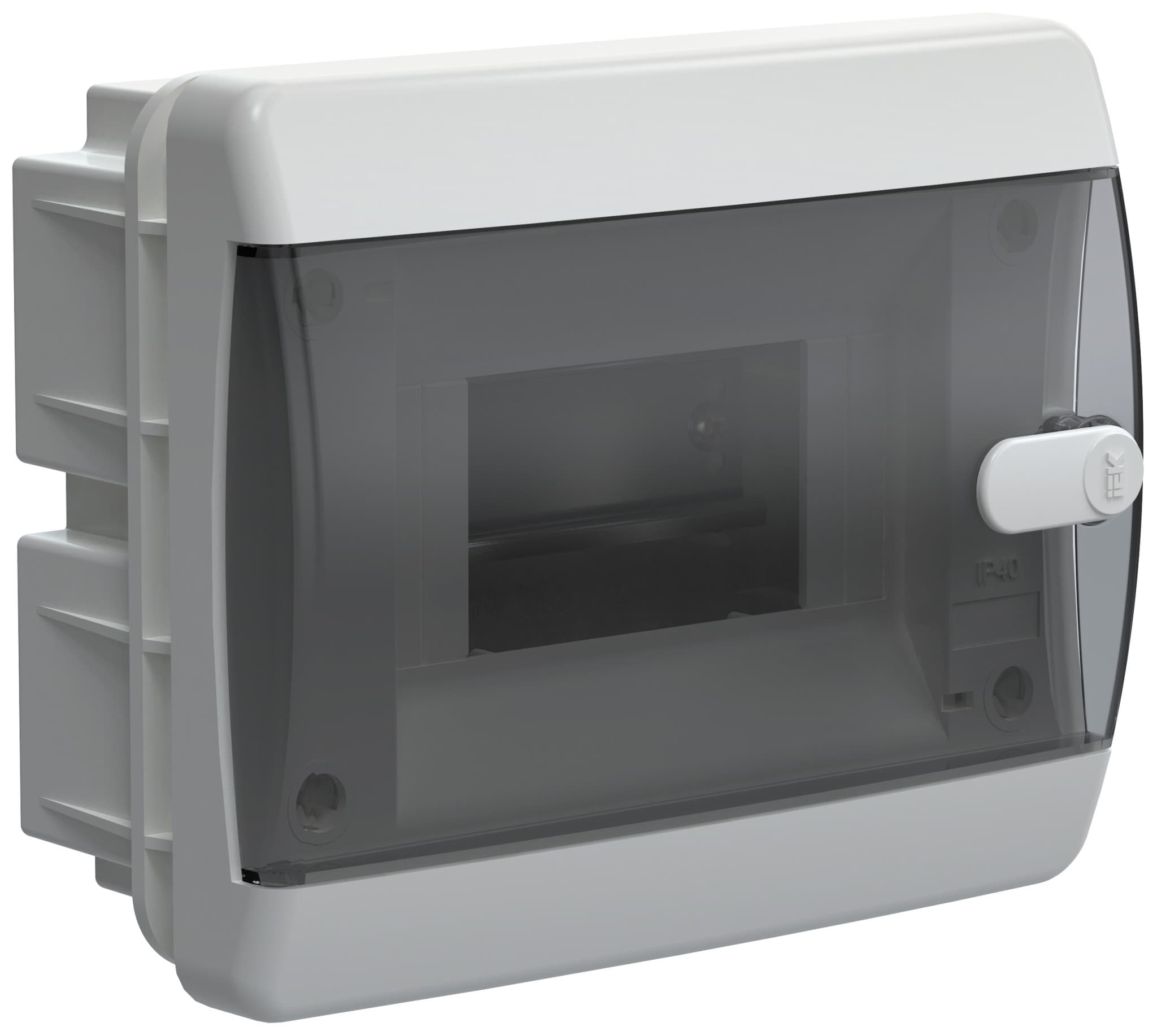 UNION Compact Корпус пласт. ЩРВ-П-6 IP41 черн. пр. дв. IEK