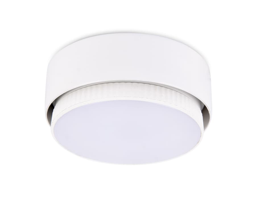 Ambrella Накладной точечный светильник G102 WH белый GX53 D82*25 — миниатюра 3