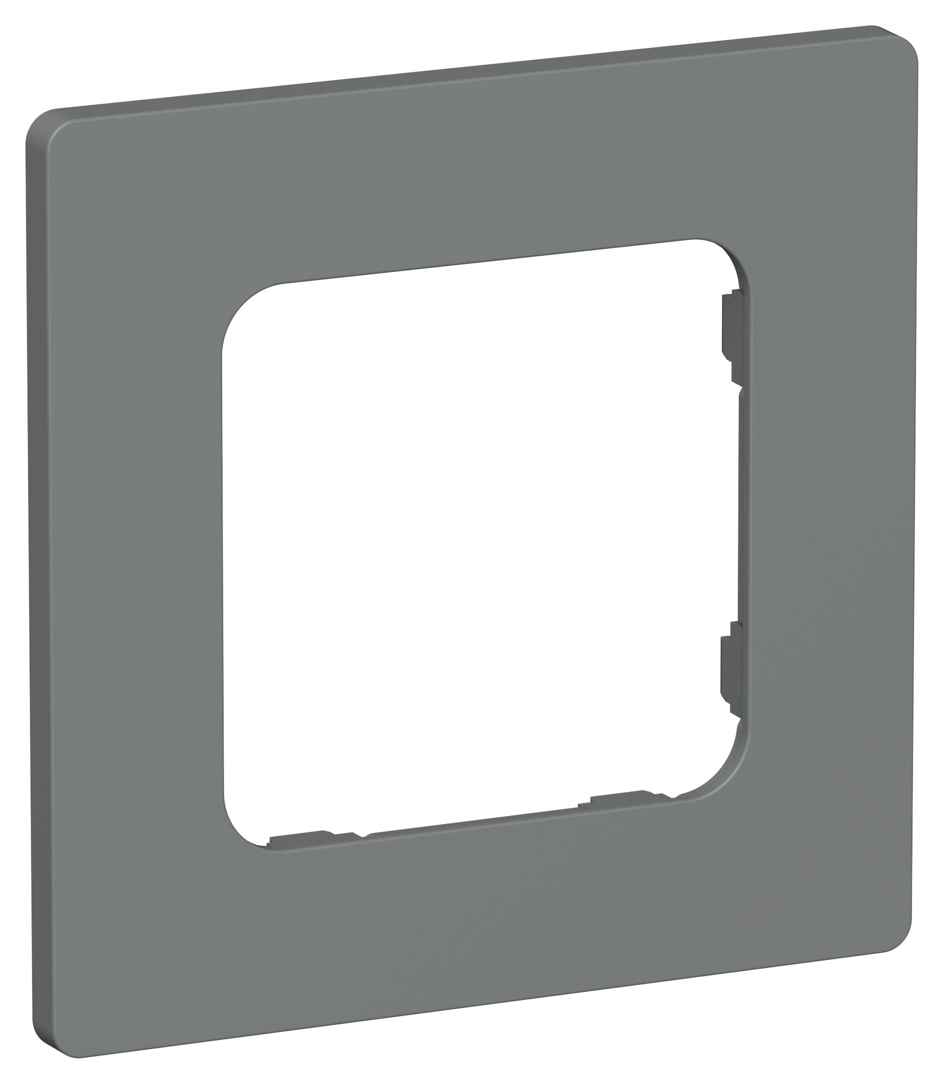 IEK FLITE Classic Мокрый асфальт Рамка 1-местная