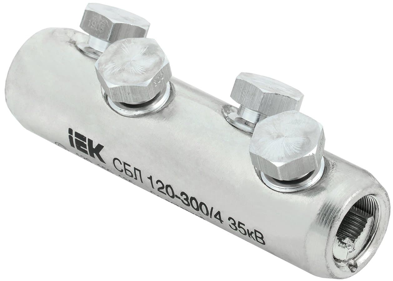 IEK Соединитель болтовой луженый СБЛ 120-300/4 35кВ