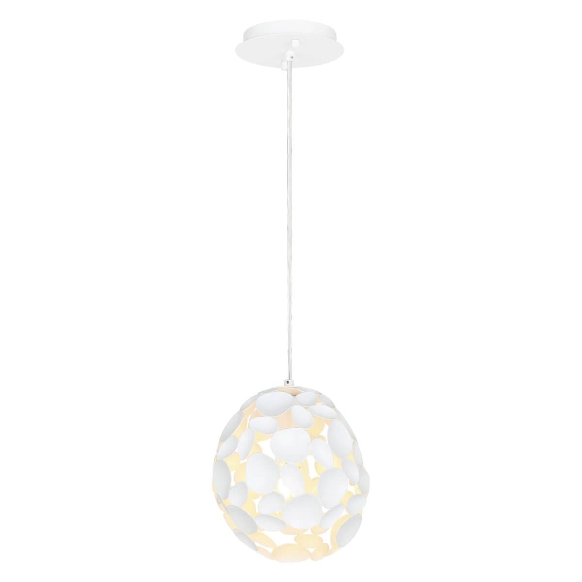 Favourite Gittus Люстра подвесная металл окрашен в белый цвет 1*E27*60W 2011-1P — миниатюра 1
