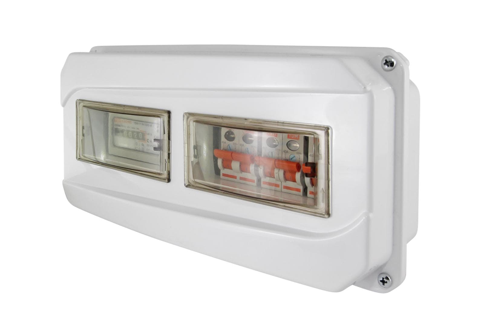 TDM Щит учета ЩРН-12-1ф 167х350х111 мм пластиковый IP55 SQ0906-0502