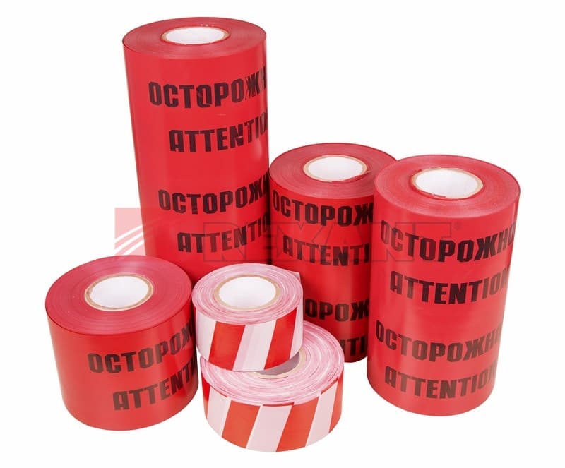 Лента сигнальная "Осторожно кабель" ЛСЭ 250 100 п.м.*250 мм Rexant 19-3025 — миниатюра 2