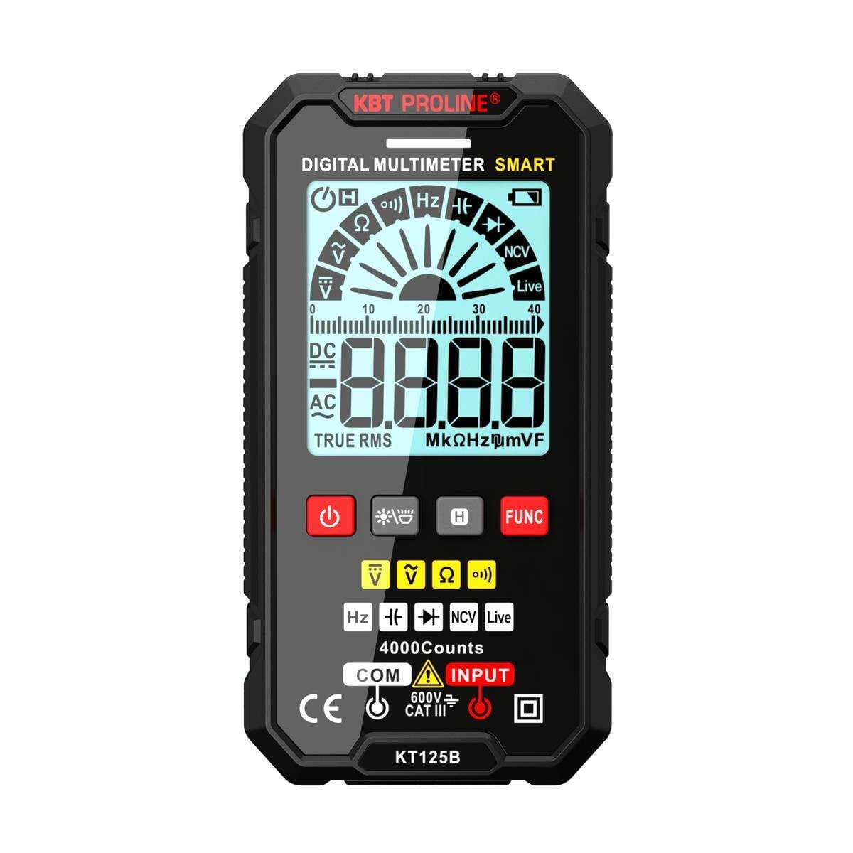 КВТ Мультиметр цифровой KT 125В серия PROLINE