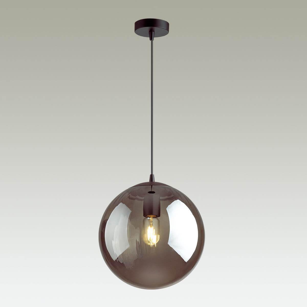 Odeon Light 4756/1 ODL21 дымчатый/черный Подвес E27 60W KATA — миниатюра 3